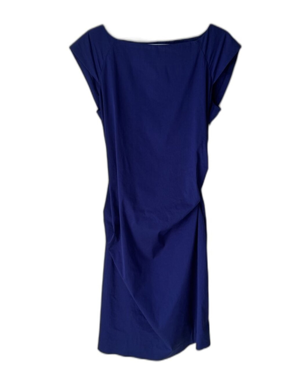Diane von Furstenberg Royal Blue Draped Dress Womens 10